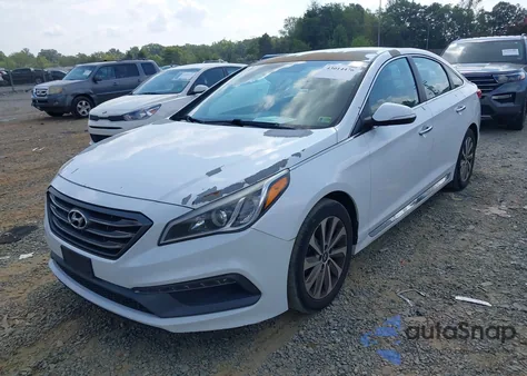 2015 Hyundai Sonata Sport z USA, uszkodzony, nr VIN 5NPE34AFXFH260165